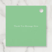 Bun in de oven genderneutraal Baby shower Bedankjes Labels (Achterkant)