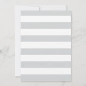 Bun in de Oven Grey Baby shower door Mail Kaart (Achterkant)