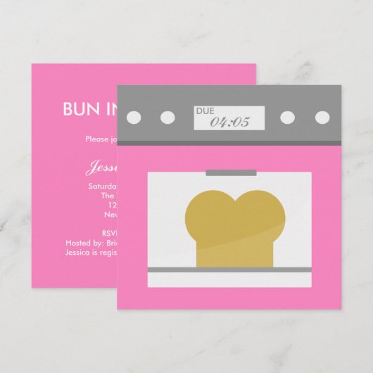 Bun in de Oven Kaart (Voorkant / Achterkant)