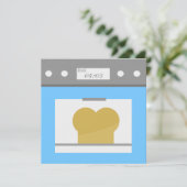 Bun in de Oven Kaart (Staand voorkant)