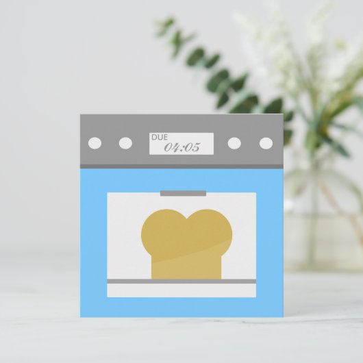 Bun in de Oven Kaart (Staand voorkant)