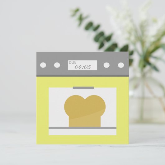 Bun in de Oven Kaart (Staand voorkant)