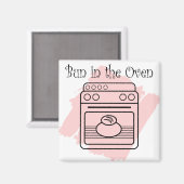 Bun in de Oven Magneet (Voorkant / Achterkant)