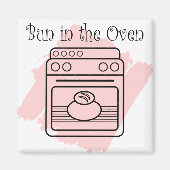 Bun in de Oven Magneet (Voorkant)