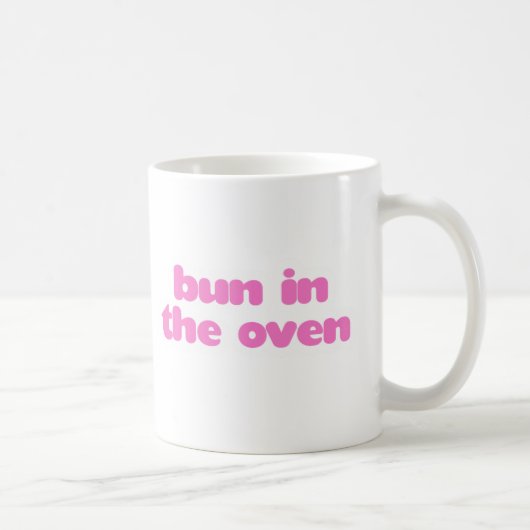Bun in de Oven - Roze Koffiemok (Rechts)