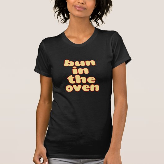 bun in de oven t-shirt (Voorkant)