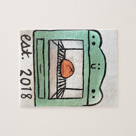 Bun in de oven van 2018 legpuzzel (Horizontaal)