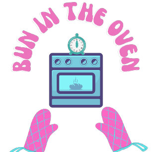 Bun in de oven zwangere moeders t-shirt