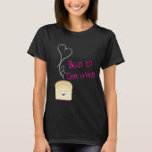 Bun in de roze roze kraamstraat van Oven T-shirt (Voorkant)