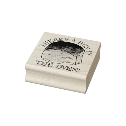 Bun in de voorlooprol van het geblazen brood die B Rubberstempel (Stempel)