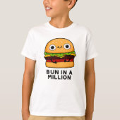 Bun in een miljoen Funny Burger Pun T-shirt (Voorkant)