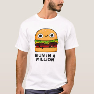 Bun in een miljoen Funny Burger Pun T-shirt