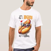 Bun in een miljoen hotdog Punny Funny Valentijn T-shirt (Voorkant)