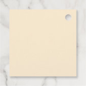 Bun in het Baby shower van het ongebluste brood Bedankjes Labels (Achterkant)