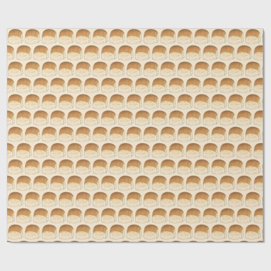 Bun in het Baby shower van het ongebluste brood Cadeaupapier (Vlak)