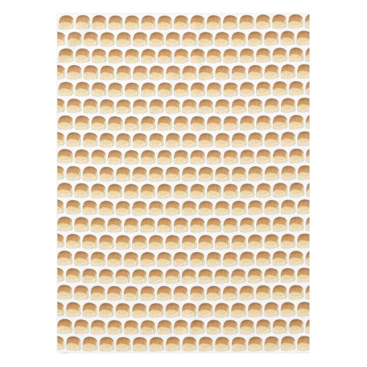 Bun in het Baby shower van het ongebluste brood Tafelkleed (Voorkant)