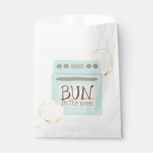 Bun in het Oven Baby shower Bedankzakje (Voorkant)