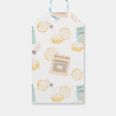 Bun in het Oven Baby shower Cadeaulabel (Achterkant)