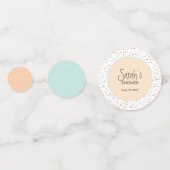 Bun in het Oven Baby shower Confetti (Achterkanten)