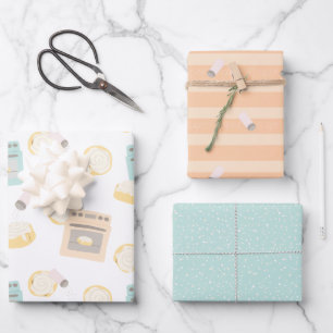 Bun in het Oven Baby shower Inpakpapier Vel