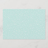 Bun in het Oven Baby shower Kaart (Achterkant)