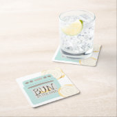 Bun in het Oven Baby shower Kartonnen Onderzetters (Insitu)