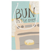 Bun in het Oven Baby shower Klein Cadeauzakje (Achterkant)