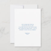 Bun in het Oven Baby shower Rustic Bedankkaart (Achterkant)