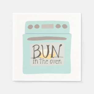 Bun in het Oven Baby shower Servet