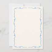 Bun in het Oven Bakery Baby shower Bedankkaart (Achterkant)