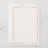 Bun in het Oven Bakery Baby shower Bedankkaart (Achterkant)