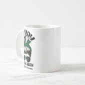 BUN In mei Draag we Green Mental Health Awareness Koffiemok (Voorkant links)