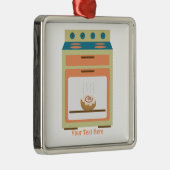 Bun in Oven (aanpasbaar) Metalen Ornament (Rechts)