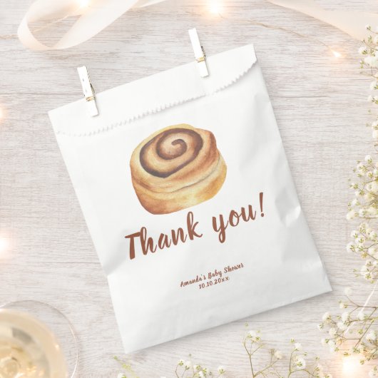 Bun in the oven Baby Shower Thank you Bedankzakje (Geknipt)