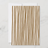 Bun in the oven baking baby shower kaart (Achterkant)