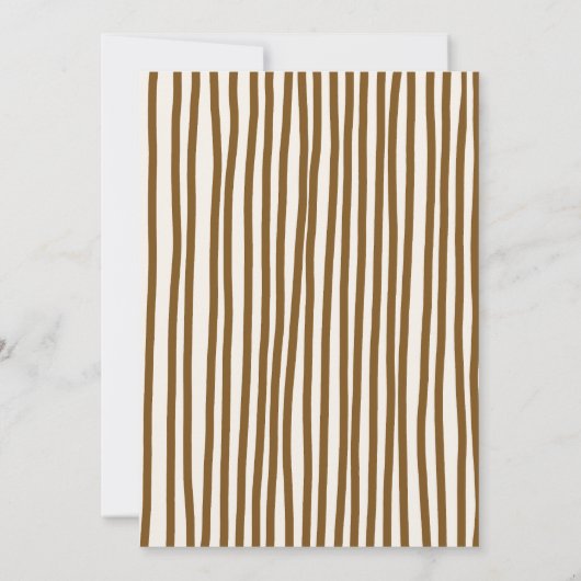 Bun in the oven baking baby shower kaart (Achterkant)