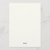 Bun In The Oven Gender Neutral Rustic Baby Shower Kaart (Achterkant)