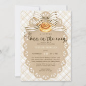 Bun in the Oven Neutral Bakery Baby Shower Kaart (Voorkant)