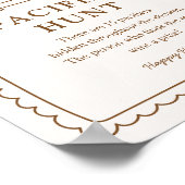 Bun in the Oven Pacifier Hunt Game Sign Poster (Hoek)