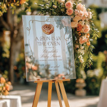 Bun in the Oven Theme Baby Shower Welcome