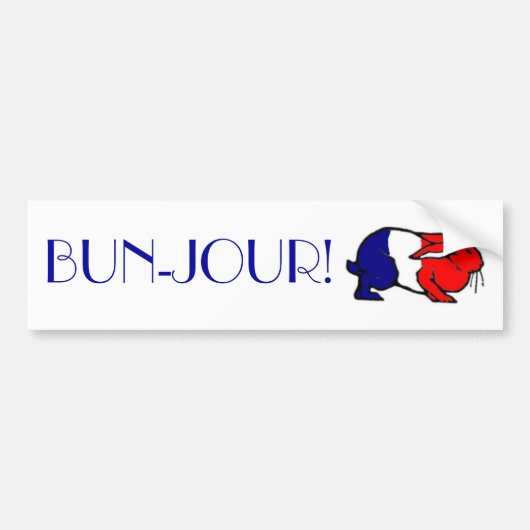 BUN-Jour. Bumpersticker (Voorkant)