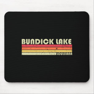 Bun Lake Louisiana Grappige Vissen Kamperen Zomer Muismat