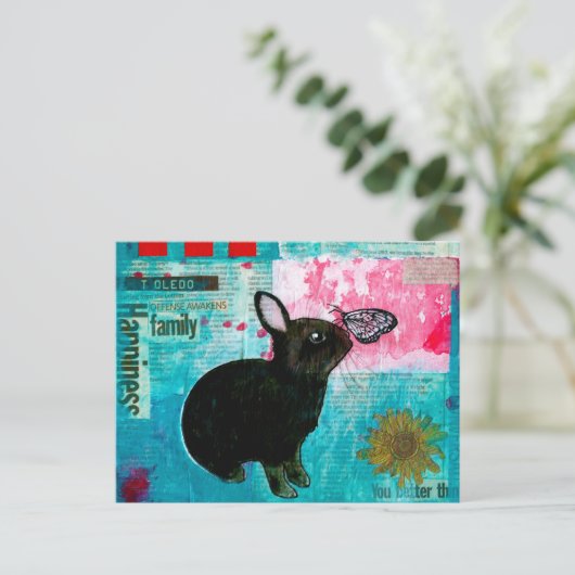 BUN N BUTTERFLY BRIEFKAART (Staand voorkant)