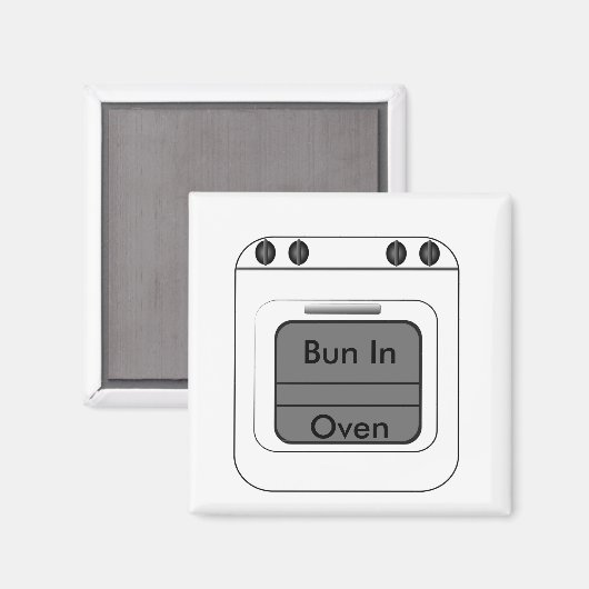 Bun N The Oven Magneet (Voorkant / Achterkant)
