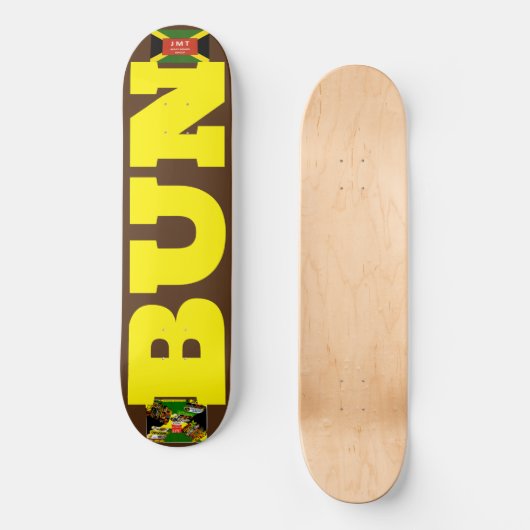BUN. OFFICIEEL 8 1/4" Skateboard Deck (Voorkant)