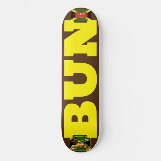BUN. OFFICIEEL 8 1/4" Skateboard Deck (Voorkant)