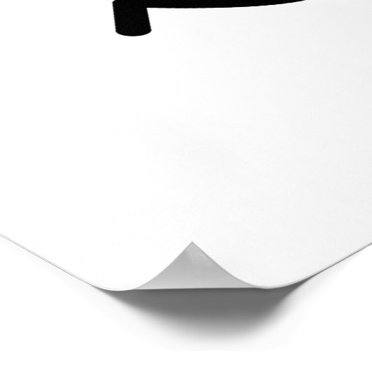 Bun on the run Funny Burger Pun Poster (Hoek)