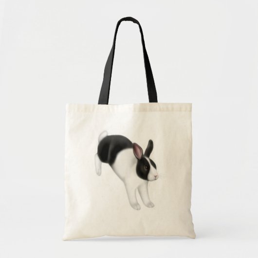 Bun on the Run Rabbit Canvas tas (Voorkant)