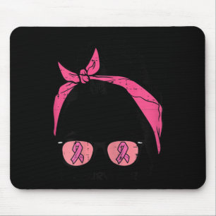 Bun Pink Ribbon Overlevende Borstkanker Bewustzijn Muismat