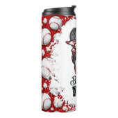 Bun Red Travel Tumbler Thermosbeker (Gedraaid links)